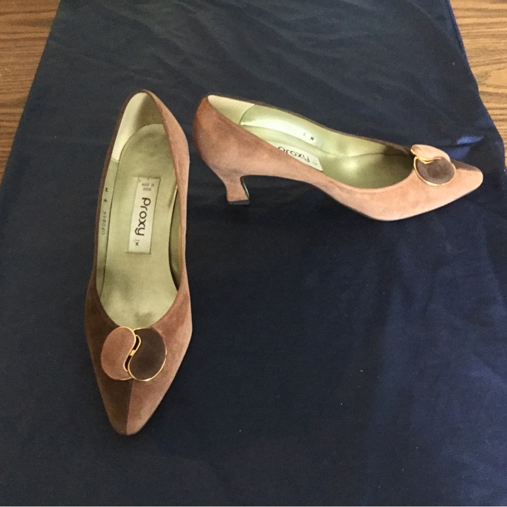 Vintage Italian Proxy Suede Heels
